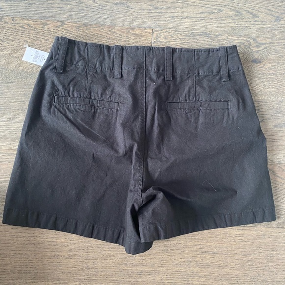 GAP Brand New Downtown Hemp Blend Shorts - Black size 2/ 26 - Picture 3 of 5